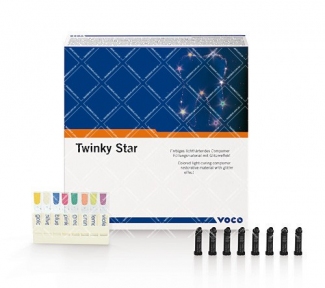 Twinky Star (Твинки стар) - цветной пломбировочный материал для молочных зубов (25*0,25г)