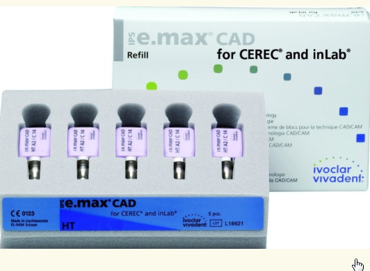 Блоки IPS e.max CAD CEREC/inLab HT BL4 C14 5шт