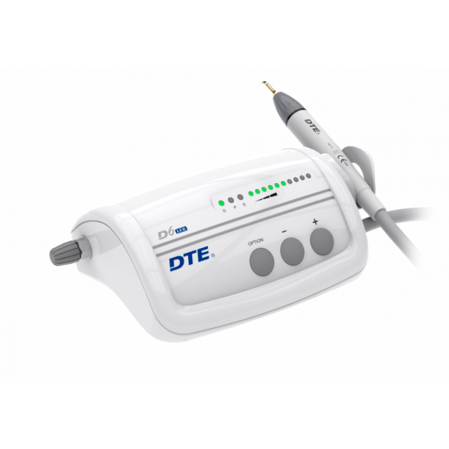 DTE-D6 LED - автономный ультразвуковой скалер с фиброоптикой, 6 насадок в комплекте | Woodpecker (Китай)