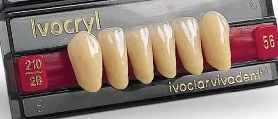 Зубы Ivocryl Набор из 6 зубов A-D фронт.низ. 56 BL2