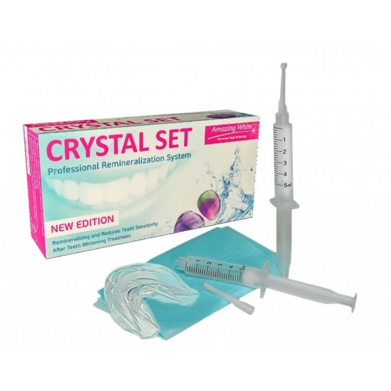Amazing White Crystal Set Система реминерализации зубов с капами 