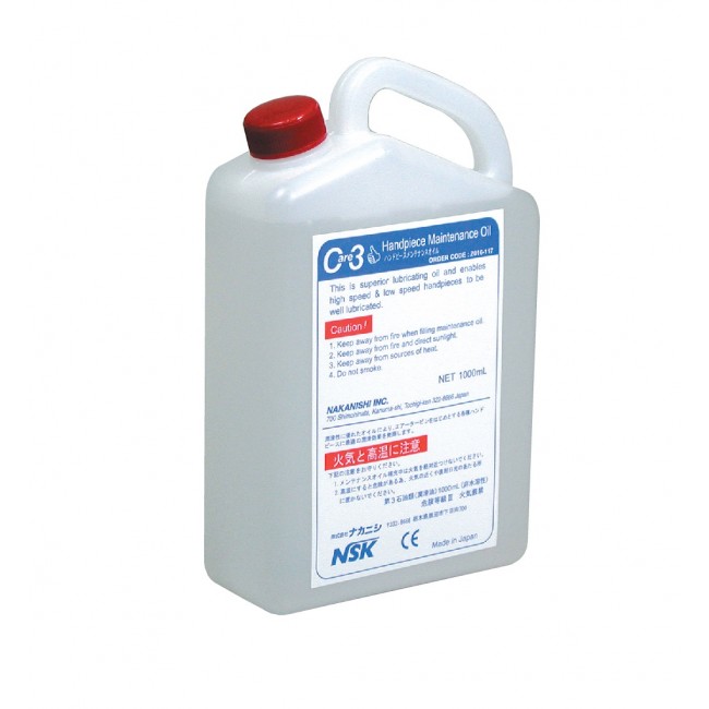 Масло для смазки наконечников Maintenance Oil - масло для Care3 Plus, 1 литр, NSK