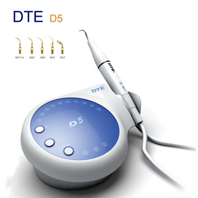 DTE-D5 - портативный ультразвуковой скалер, 6 насадок в комплекте | Woodpecker (Китай)