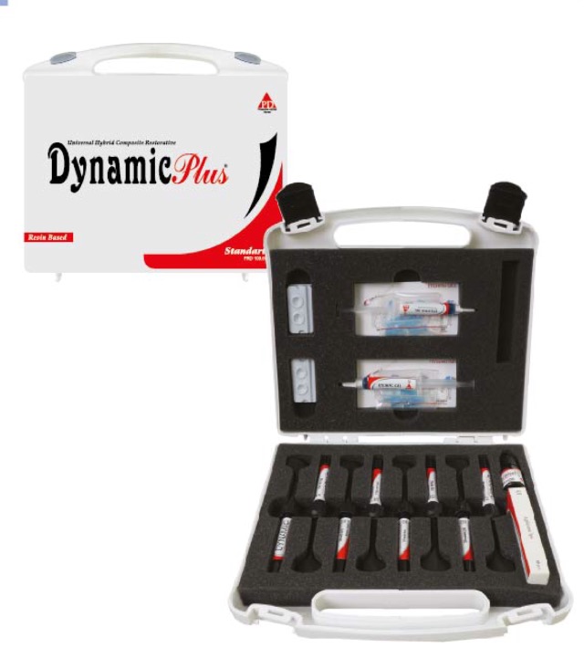 Dynamic Plus Standart Kit - Микрогибридный композит пломб. материал, 8шпр по 2гр, President Dental