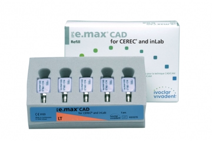 Блоки IPS e.max CAD for CEREC/inLab LT A1 С14 5 шт.